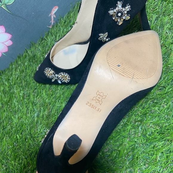 Embroidered Heels Size - 235/ 37 - Picture 8 of 10